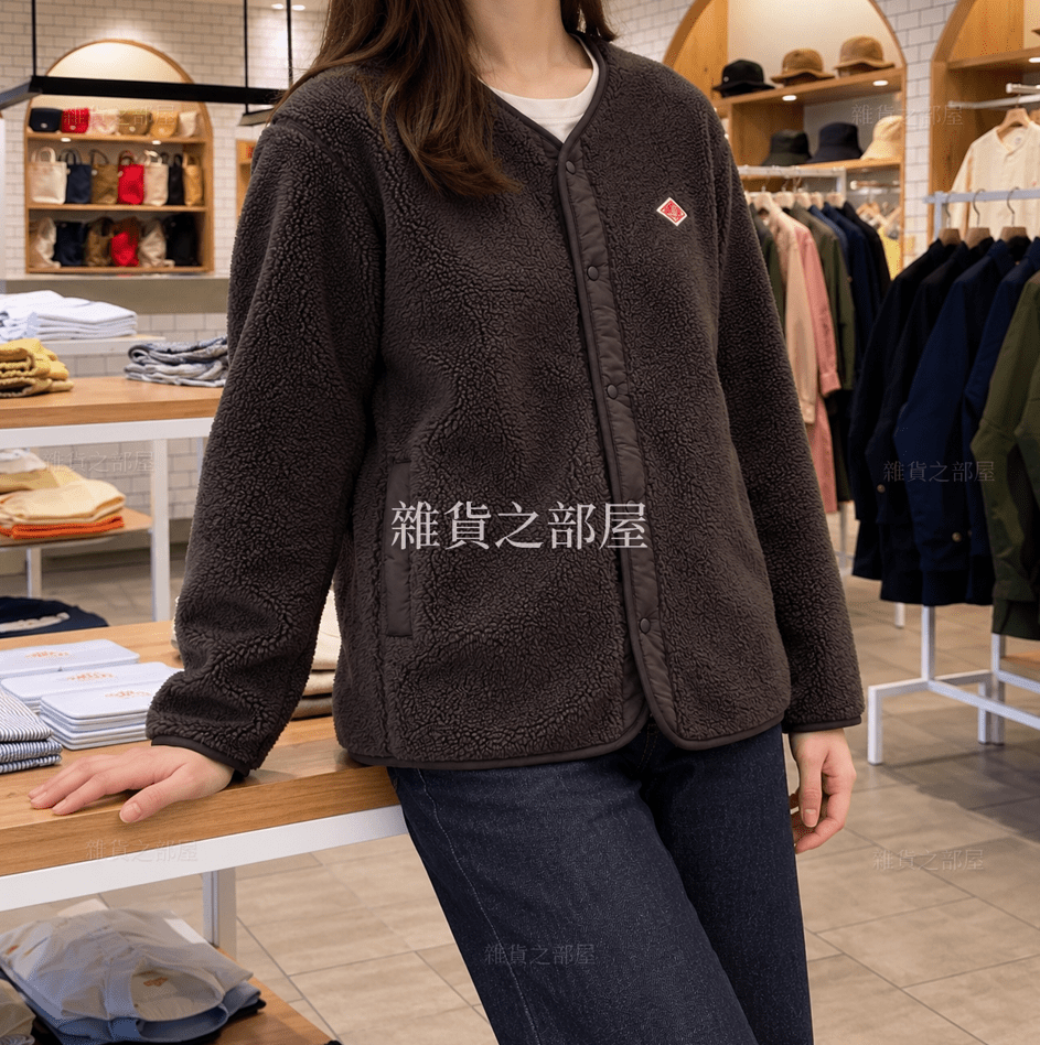 DANTON粒絨鈕扣外套(團購) - jbh852