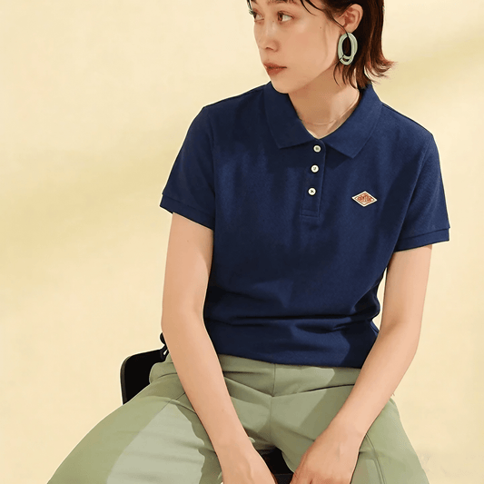 Danton抽繩收腰短袖Polo恤(團購) - jbh852