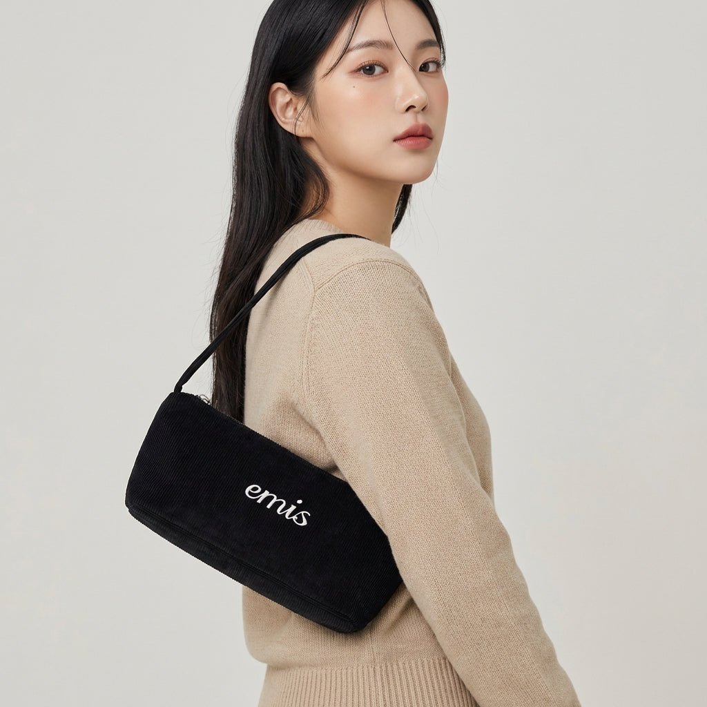 EMIS燈芯絨手提腋下兩用包(團購) - jbh852