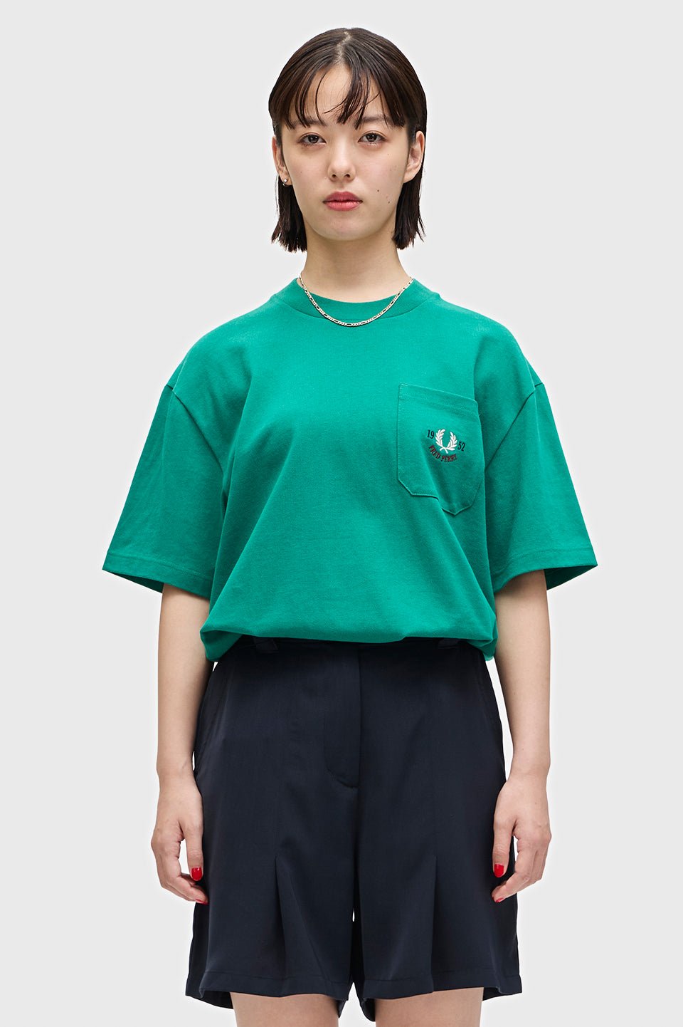 Fred Perry 1952心口袋鬆身Tee(團購) - jbh852