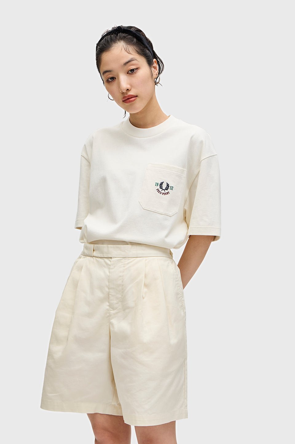 Fred Perry 1952心口袋鬆身Tee(團購) - jbh852