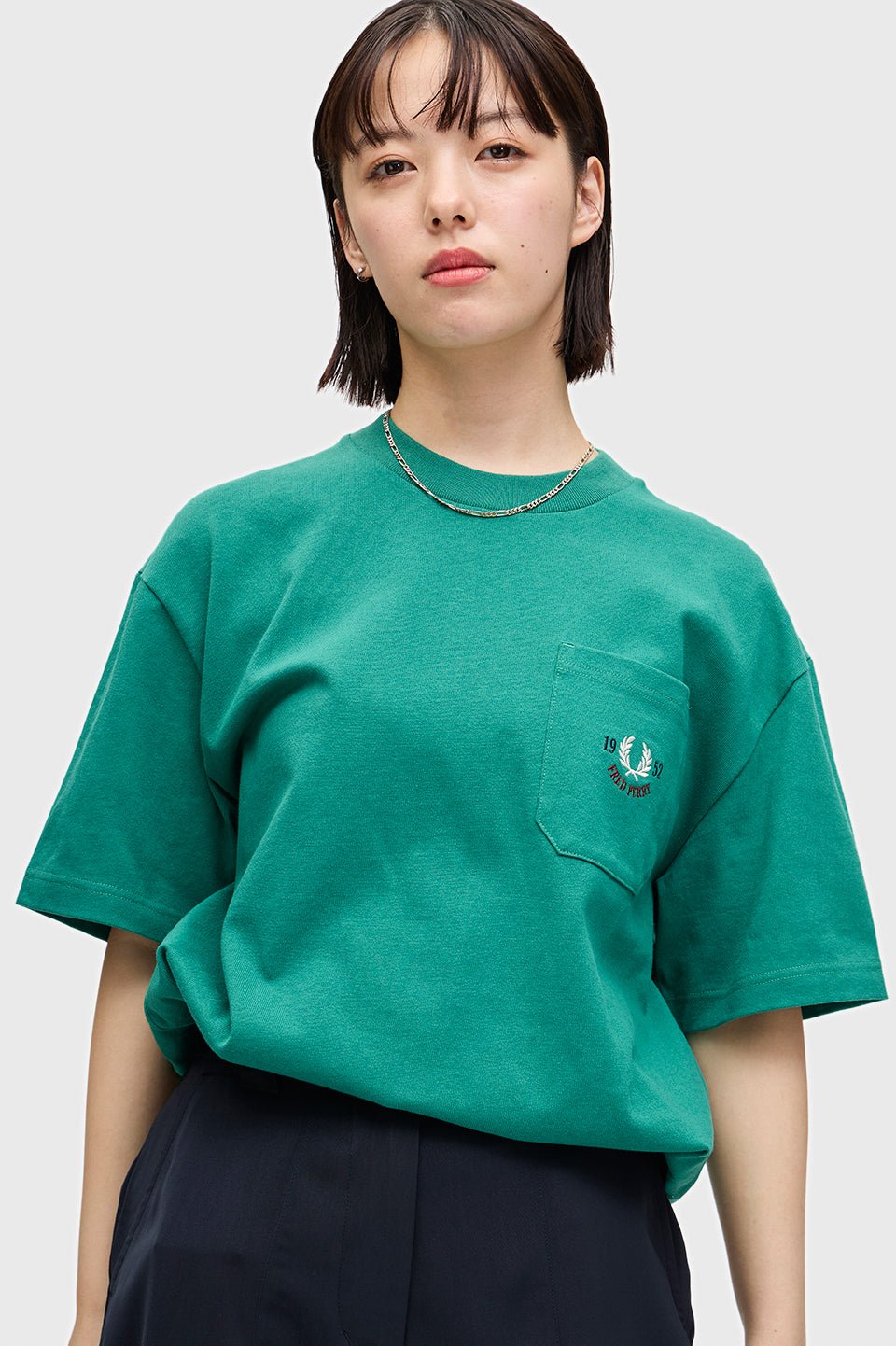 Fred Perry 1952心口袋鬆身Tee(團購) - jbh852