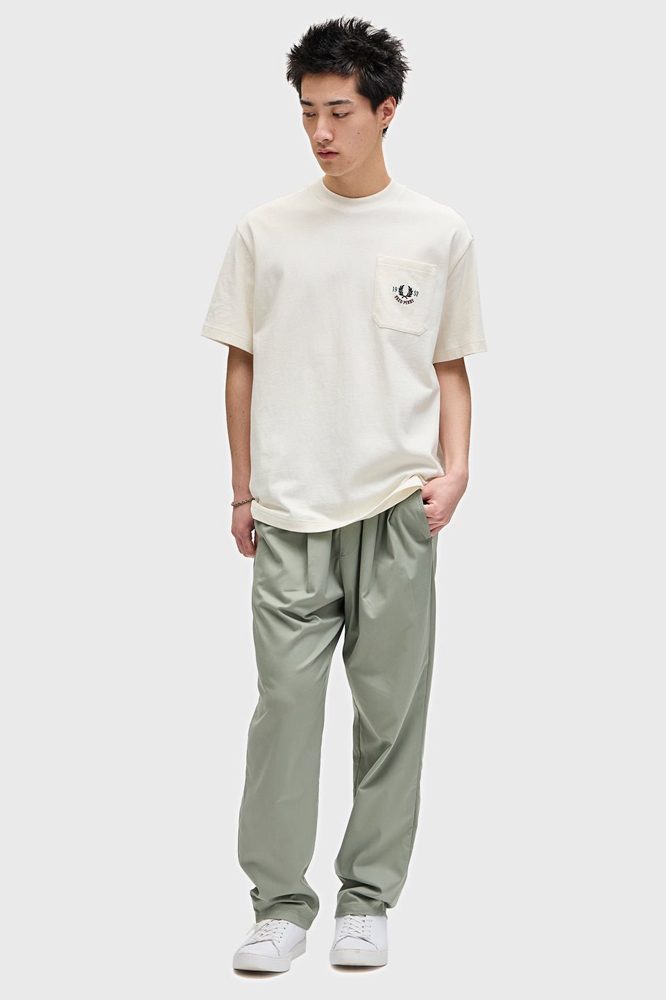Fred Perry 1952心口袋鬆身Tee(團購) - jbh852