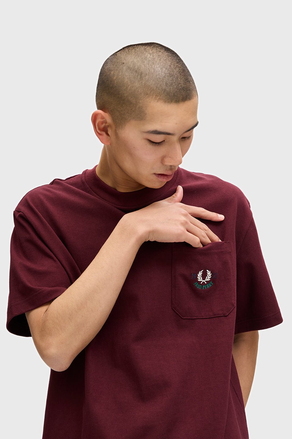 Fred Perry 1952心口袋鬆身Tee(團購) - jbh852