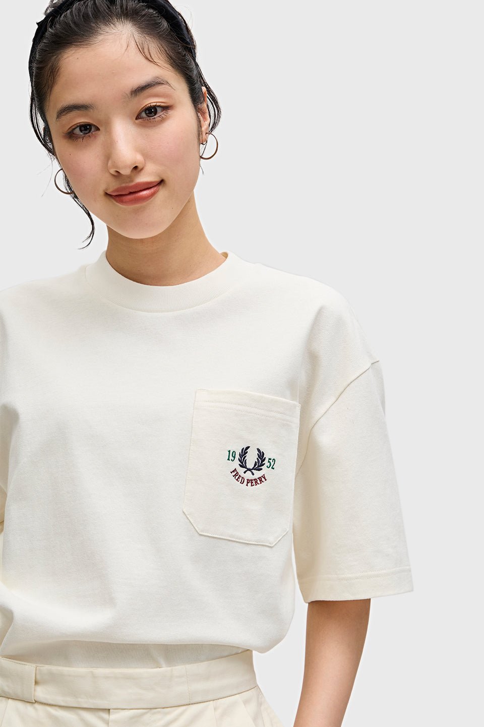 Fred Perry 1952心口袋鬆身Tee(團購) - jbh852