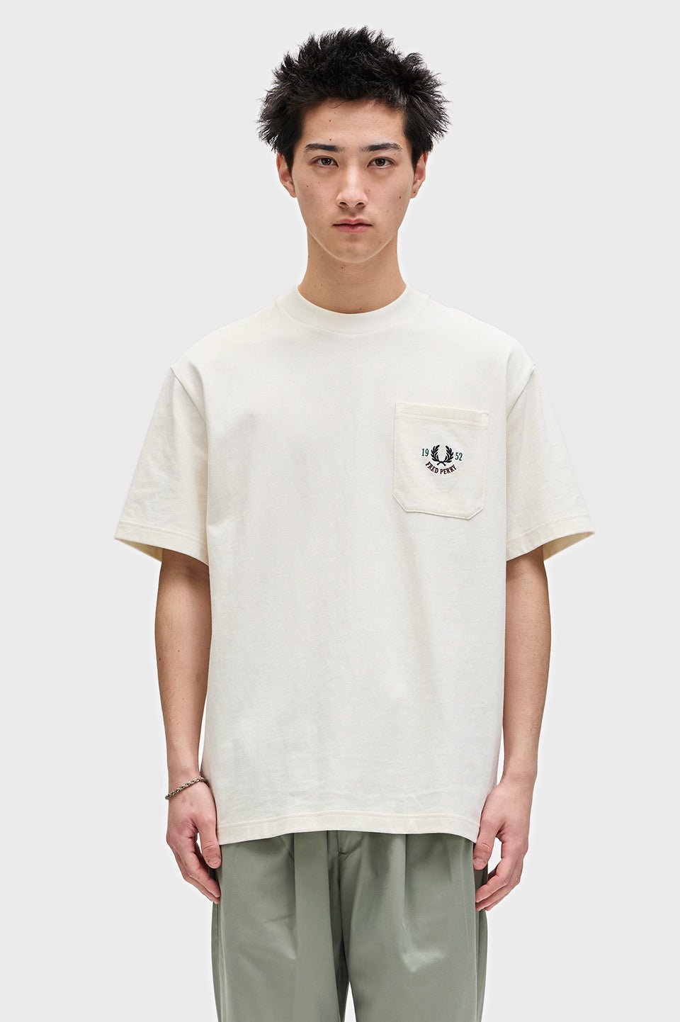 Fred Perry 1952心口袋鬆身Tee(團購) - jbh852