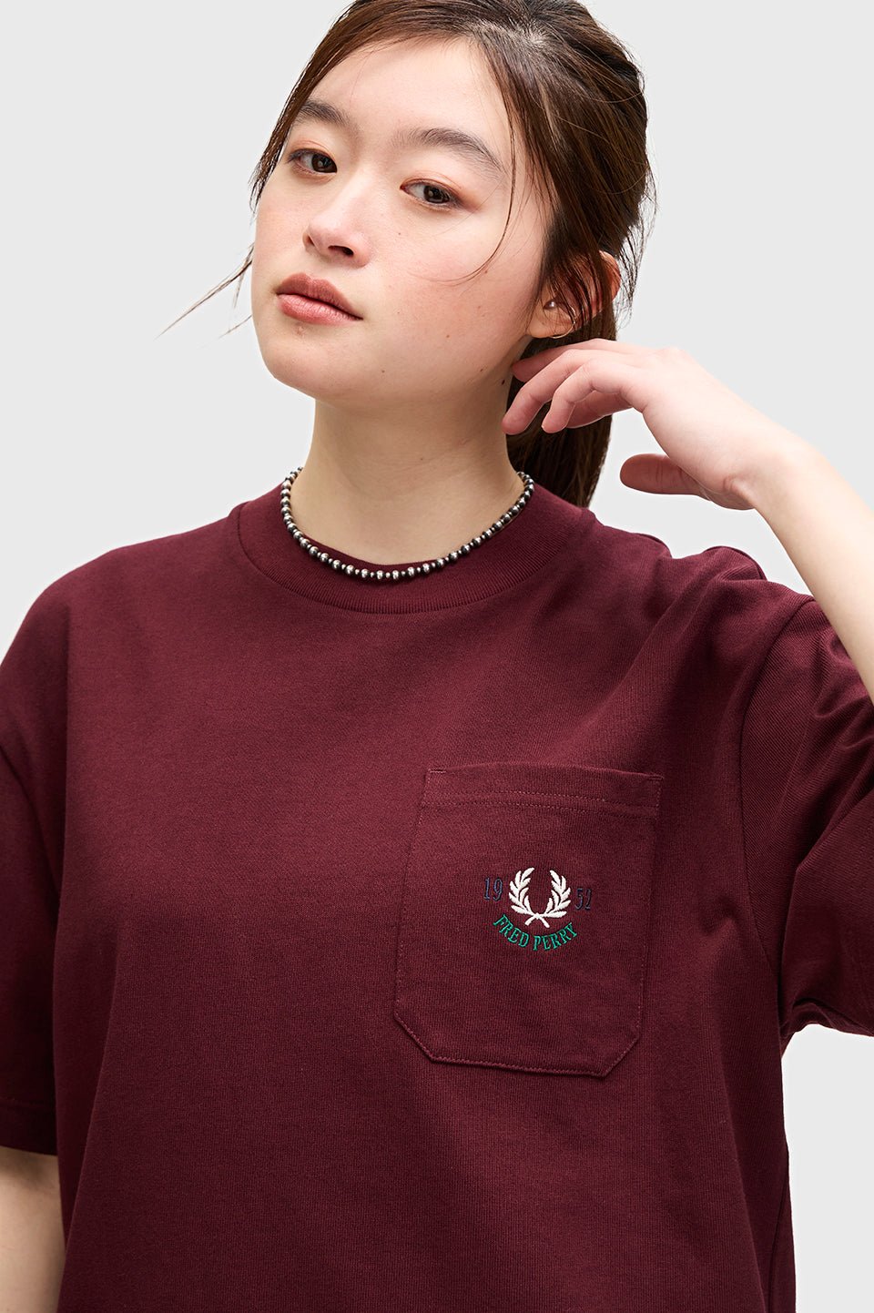 Fred Perry 1952心口袋鬆身Tee(團購) - jbh852