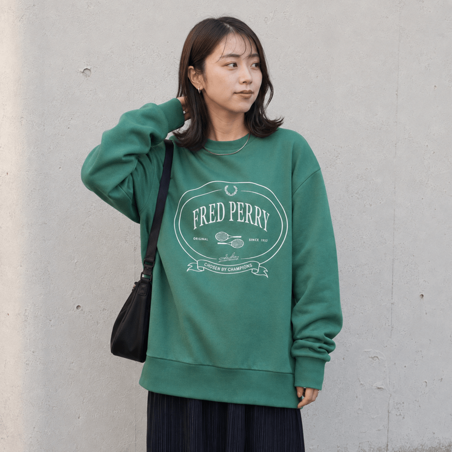 Fred Perry復古橢圓Logo衛衣(團購) - jbh852