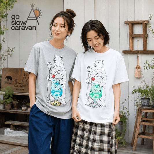 Go Slow Caravan 日系北極熊蘇打短袖 Tee(團購) - jbh852