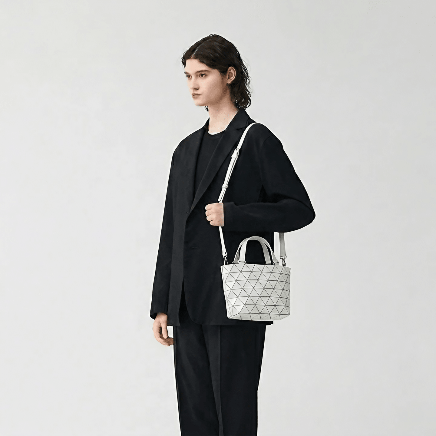 ISSEY MIYAKE CRYSTAL拉鏈兩用袋(團購) - jbh852