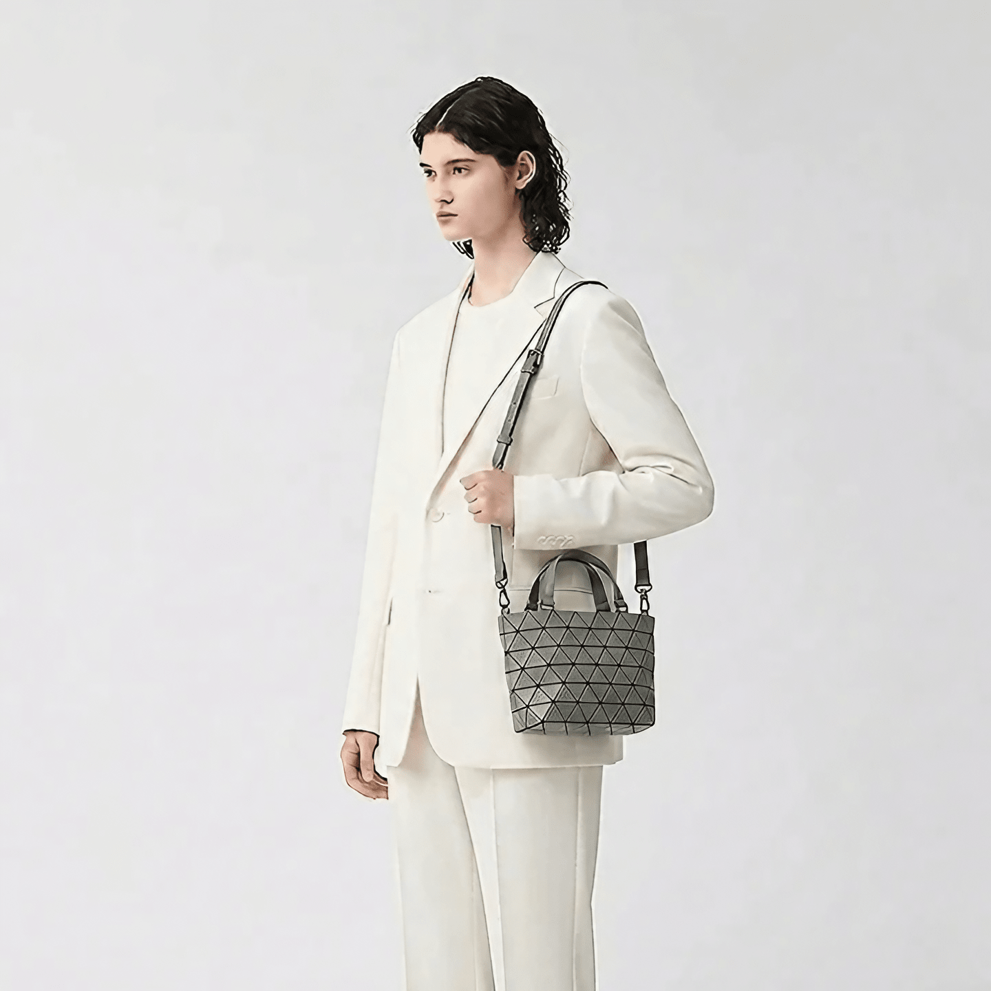 ISSEY MIYAKE CRYSTAL拉鏈兩用袋(團購) - jbh852
