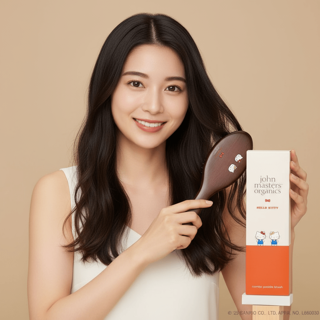 John Masters Organics x Hello Kitty離子護髮梳(團購) - jbh852