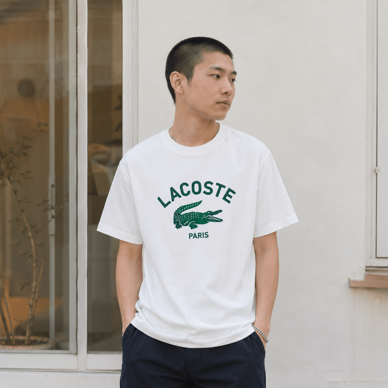 Lacoste Paris 復古印花短袖 Tee(團購) - jbh852