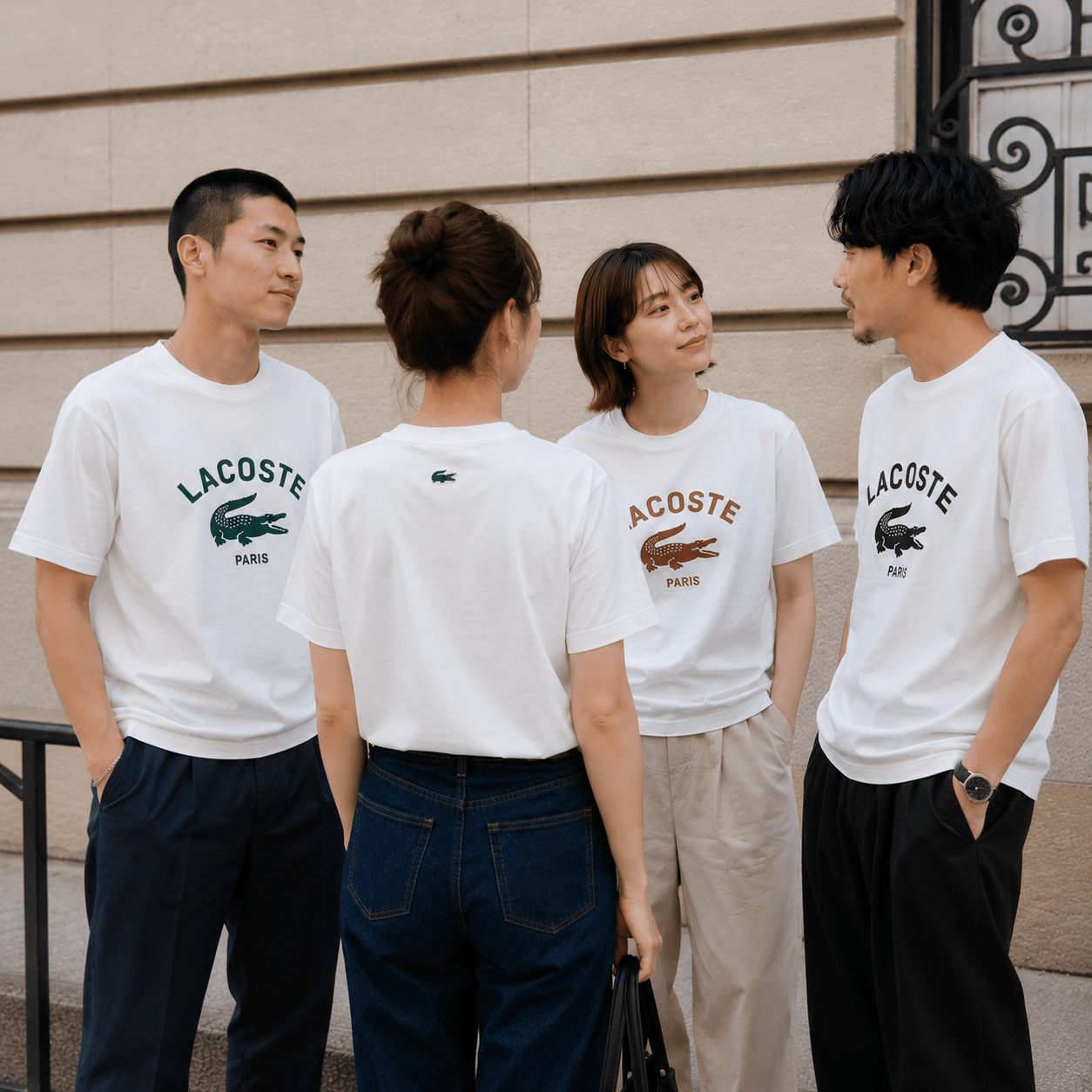 Lacoste Paris 復古印花短袖 Tee(團購) - jbh852
