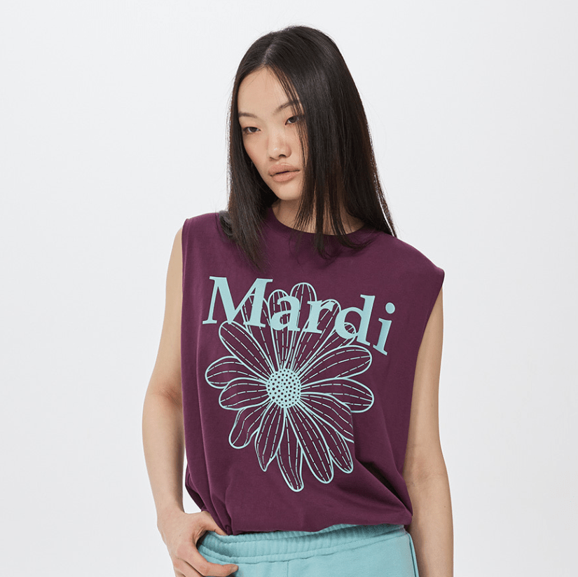Mardi Mercredi 經典大花無袖背心(團購) - jbh852