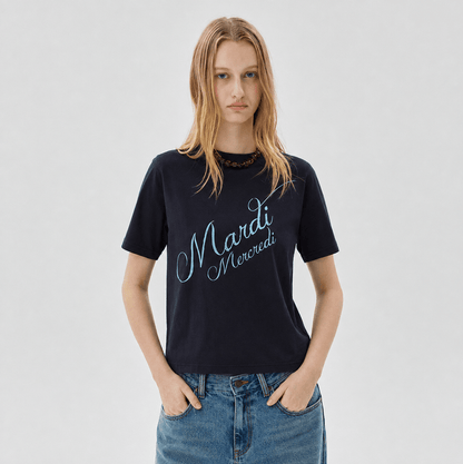 Mardi Mercredi草寫Logo Tee(團購) - jbh852