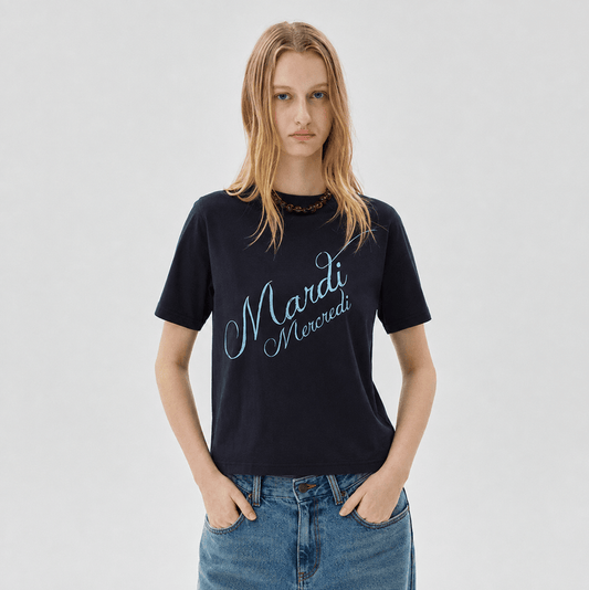 Mardi Mercredi草寫Logo Tee(團購) - jbh852