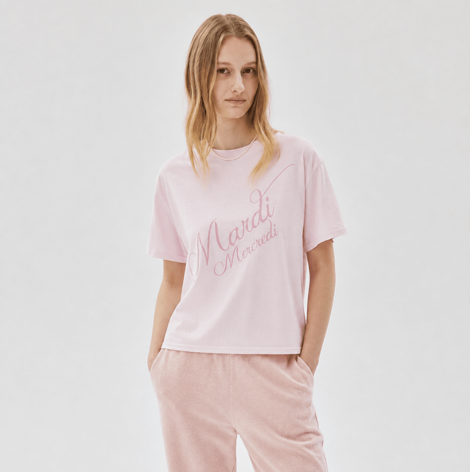 Mardi Mercredi草寫Logo Tee(團購) - jbh852