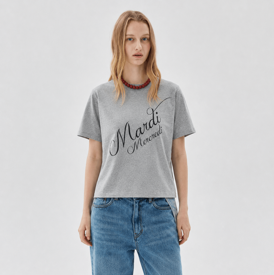 Mardi Mercredi草寫Logo Tee(團購) - jbh852
