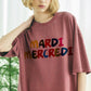 MARDI MERCREDI彩虹橫字鬆身T(團購) - jbh852