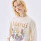 MARDI MERCREDI小花園系列淺色長袖Tee(團購) - jbh852