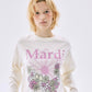 MARDI MERCREDI小花園系列淺色長袖Tee(團購) - jbh852