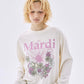 MARDI MERCREDI小花園系列淺色長袖Tee(團購) - jbh852