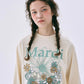 MARDI MERCREDI小花園系列淺色長袖Tee(團購) - jbh852