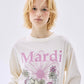 MARDI MERCREDI小花園系列淺色長袖Tee(團購) - jbh852