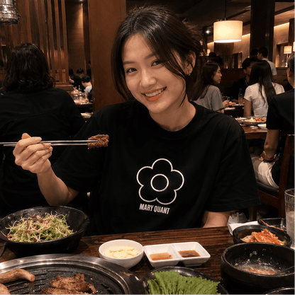 Mary Quant小雛菊印花Logo Tee(團購) - jbh852