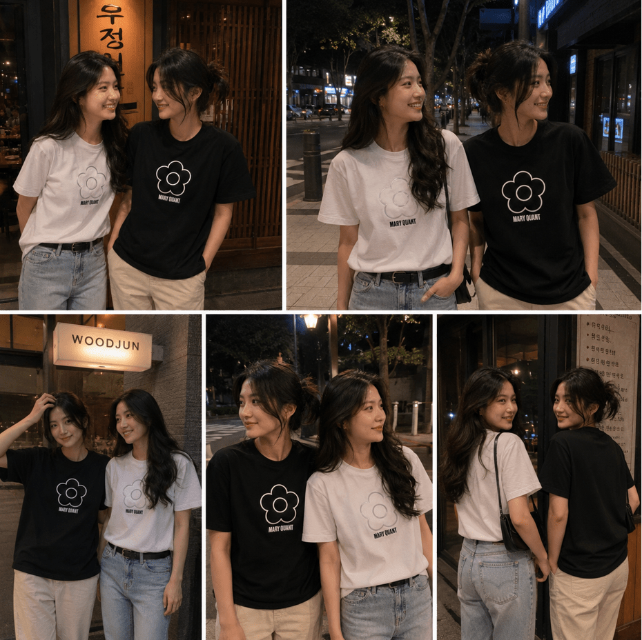 Mary Quant小雛菊印花Logo Tee(團購) - jbh852