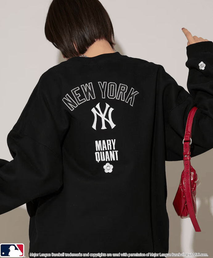 MLB x Mary Quant 聯乘系列印花衛衣(團購) - jbh852