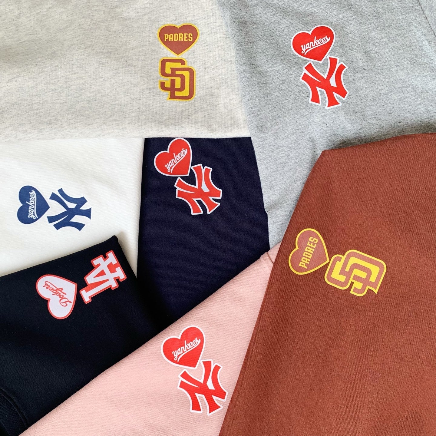 MLB別注心型logo Tee(團購) - jbh852