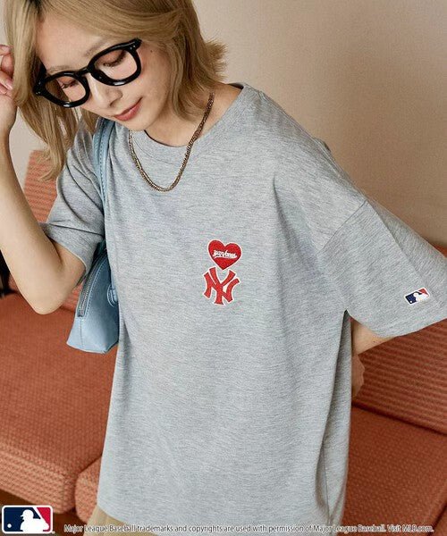 MLB別注心型logo Tee(團購) - jbh852