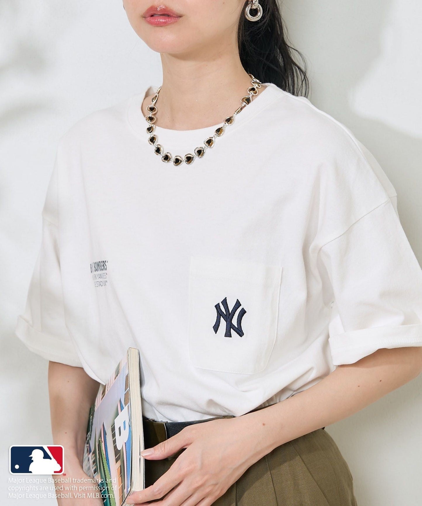 日版🇯🇵MLB心口袋T-Shirt(團購)(買一送一) - jbh852