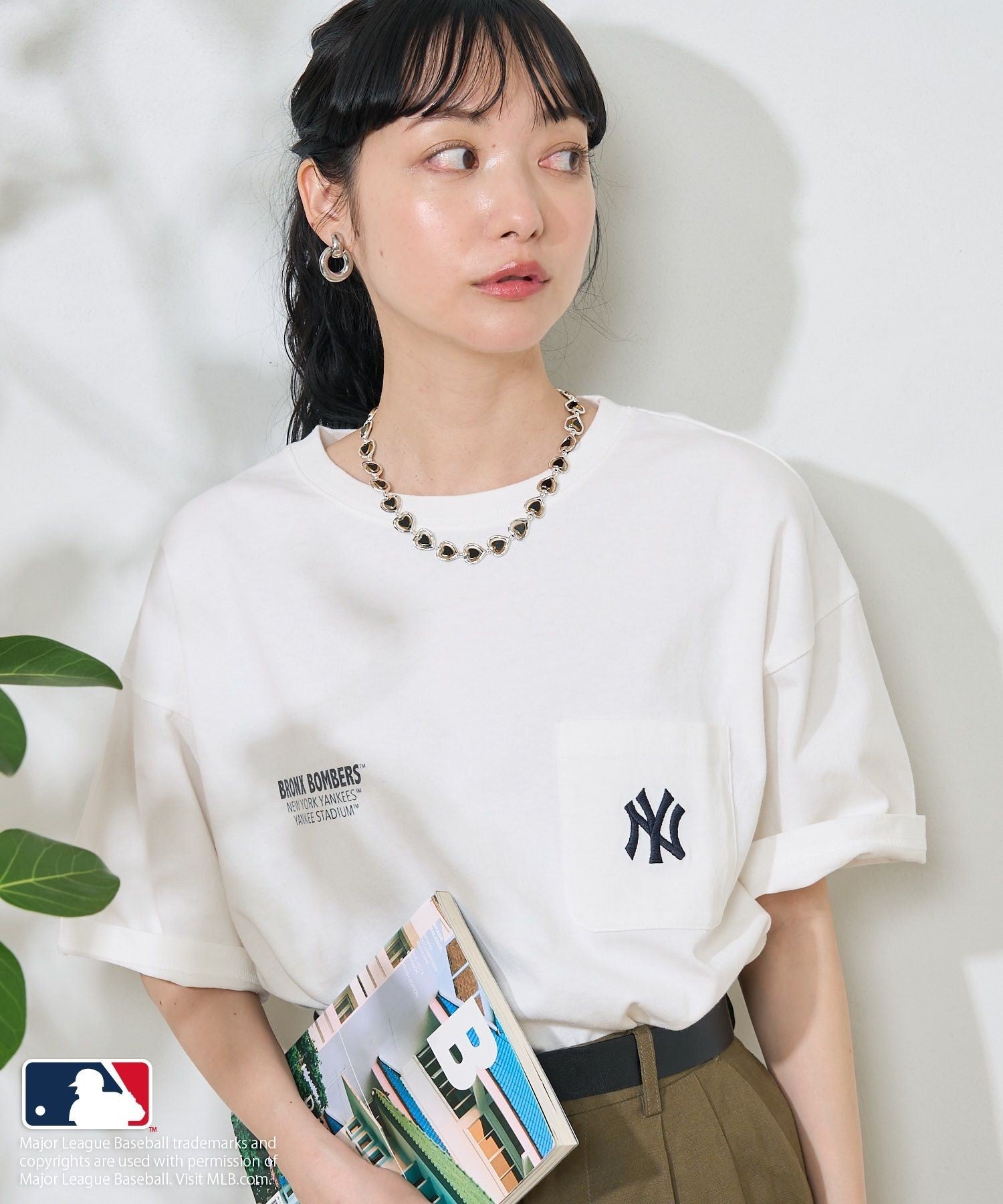 日版🇯🇵MLB心口袋T-Shirt(團購)(買一送一) - jbh852