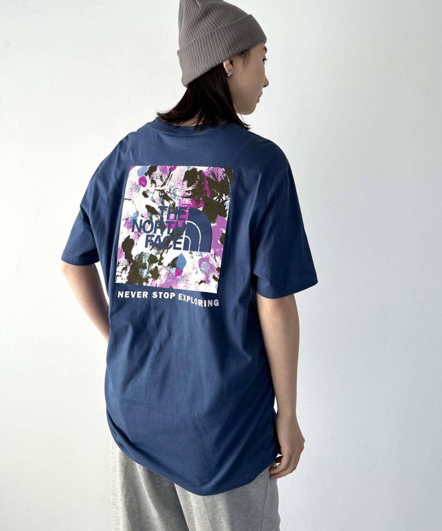 North Face塗鴉方格印花 T - Shirt(團購) - jbh852