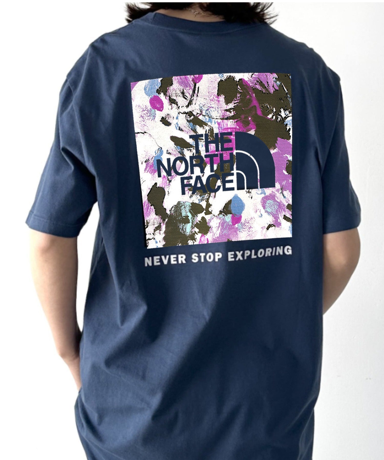 North Face塗鴉方格印花 T - Shirt(團購) - jbh852