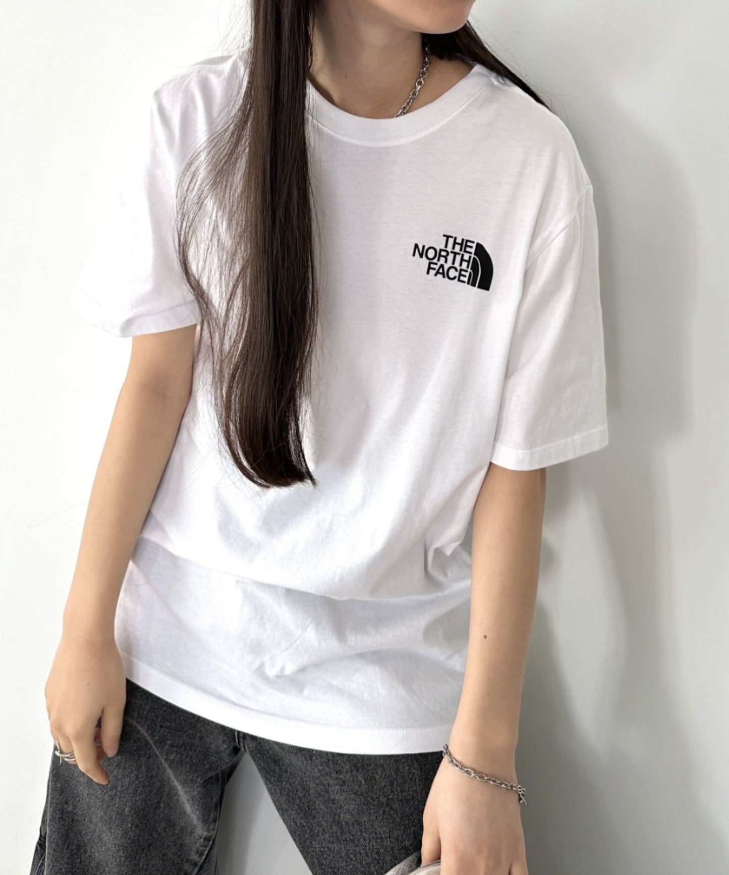 North Face塗鴉方格印花 T - Shirt(團購) - jbh852