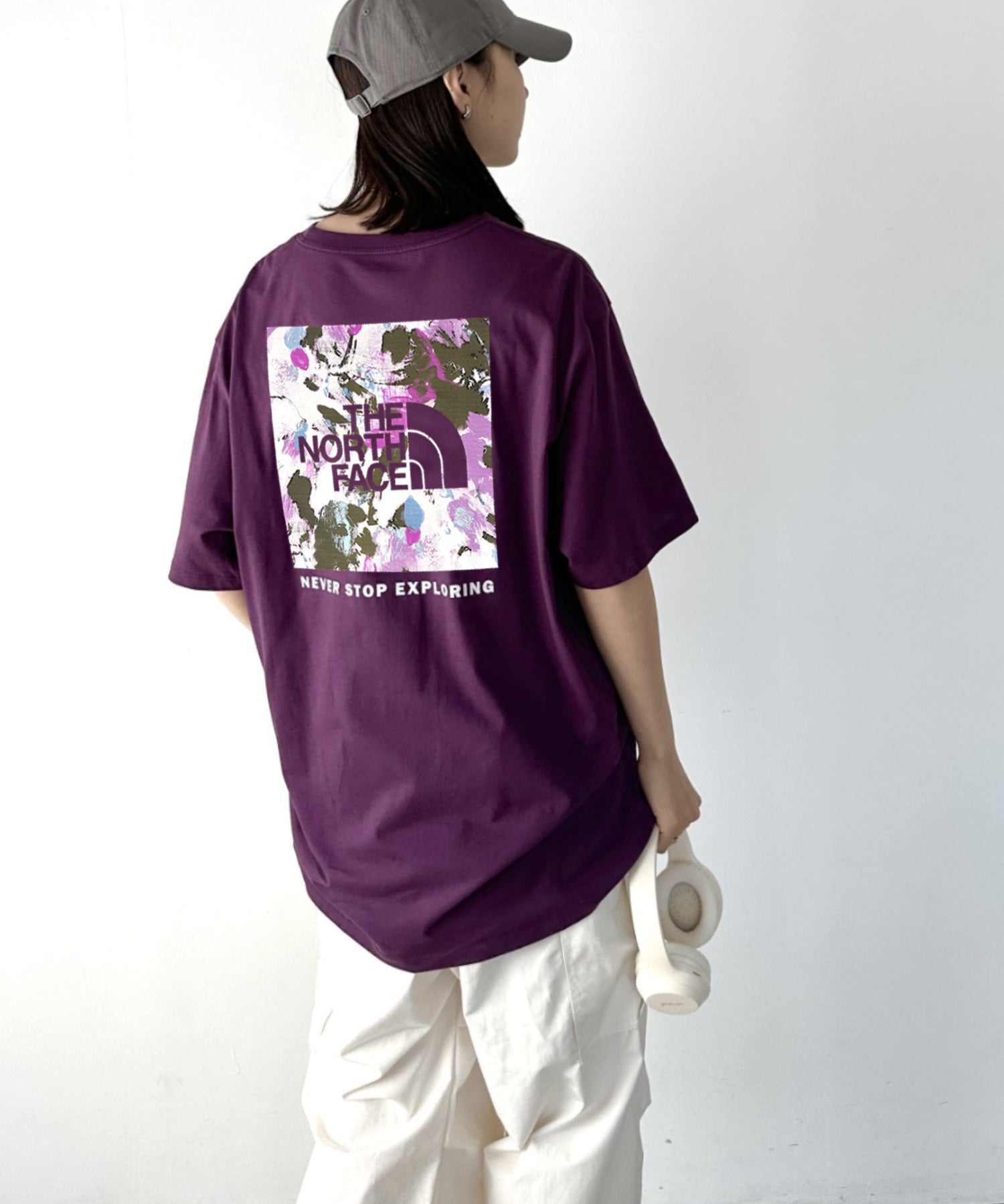 North Face塗鴉方格印花 T - Shirt(團購) - jbh852