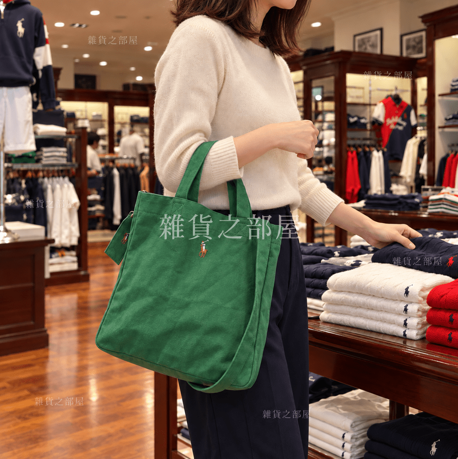 Polo帆布兩用Tote(團購) - jbh852