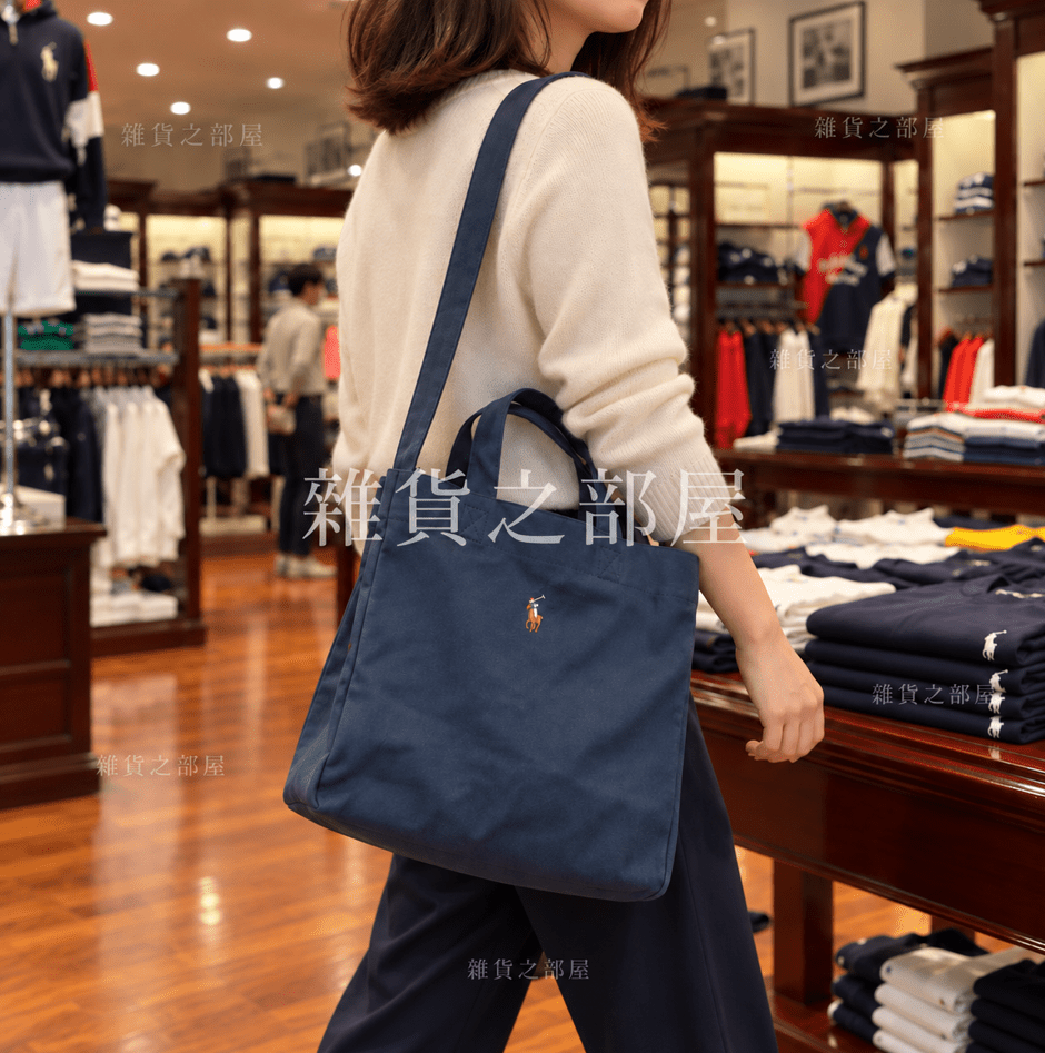 Polo帆布兩用Tote(團購) - jbh852
