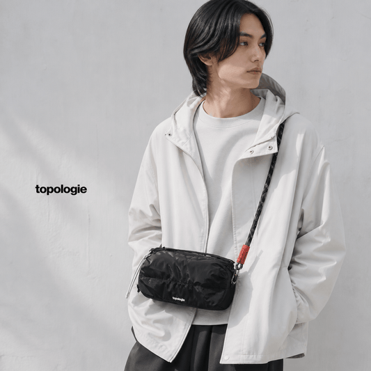 Topolopie輕便拉鏈斜揹袋 - jbh852
