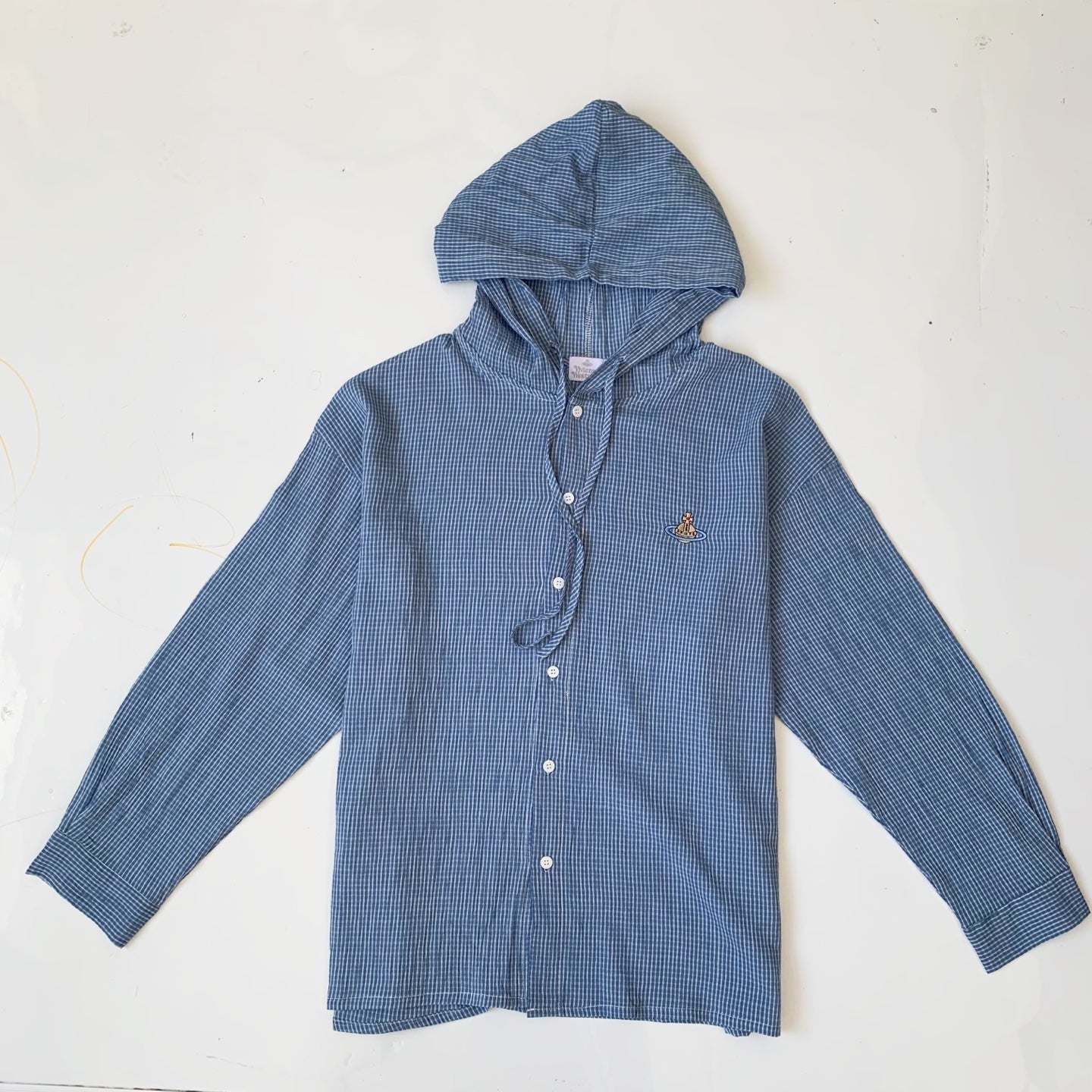 Westwood連帽薄款細格長袖衫(團購) - jbh852