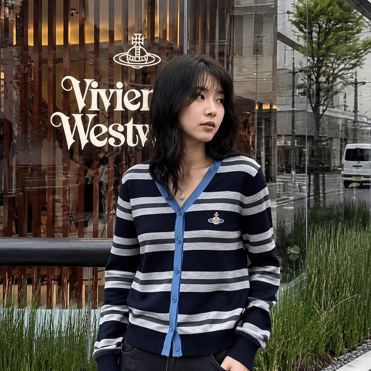 Westwood條紋開胸外套(團購) - jbh852
