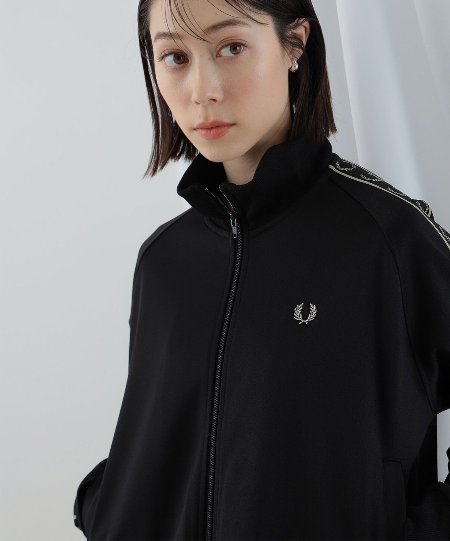 日版Fred Perry x Ray Beams 運動型拉鏈外套(團購) - jbh852