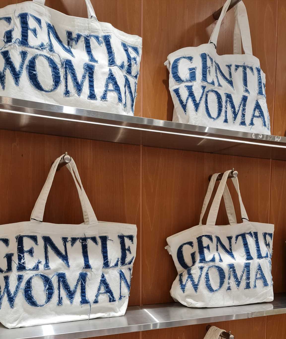 Gentle Woman牛仔布可上膊tote bag(團購) - jbh852