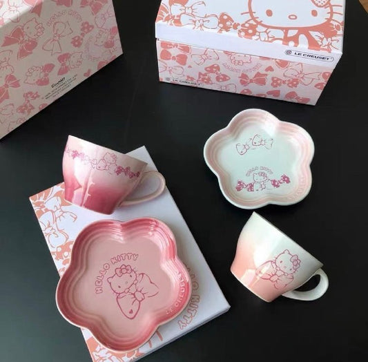 Le Creuset x Hello Kitty杯碟套裝(團購) - jbh852