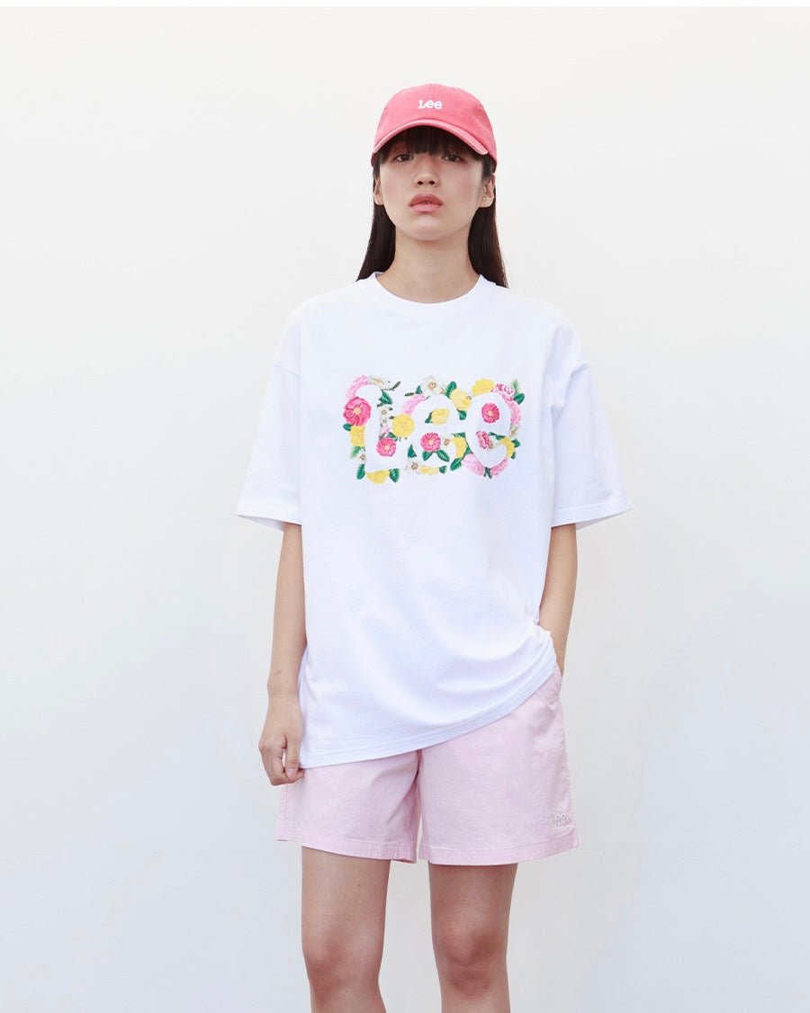 LEE印花碎花Logo T-Shirt - jbh852