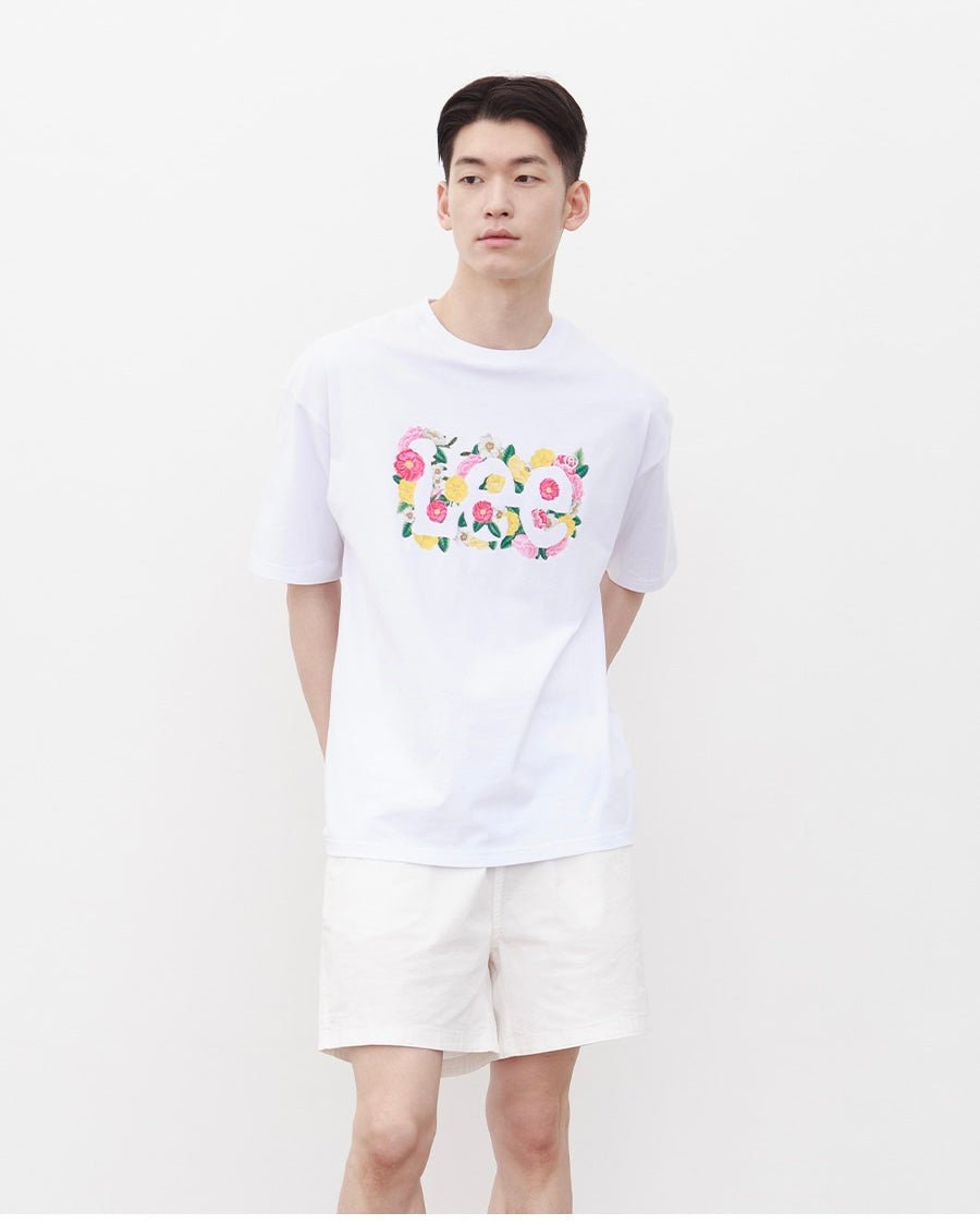 LEE印花碎花Logo T-Shirt - jbh852